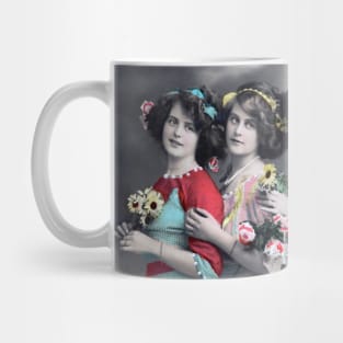 Five Edwardian ladies Mug